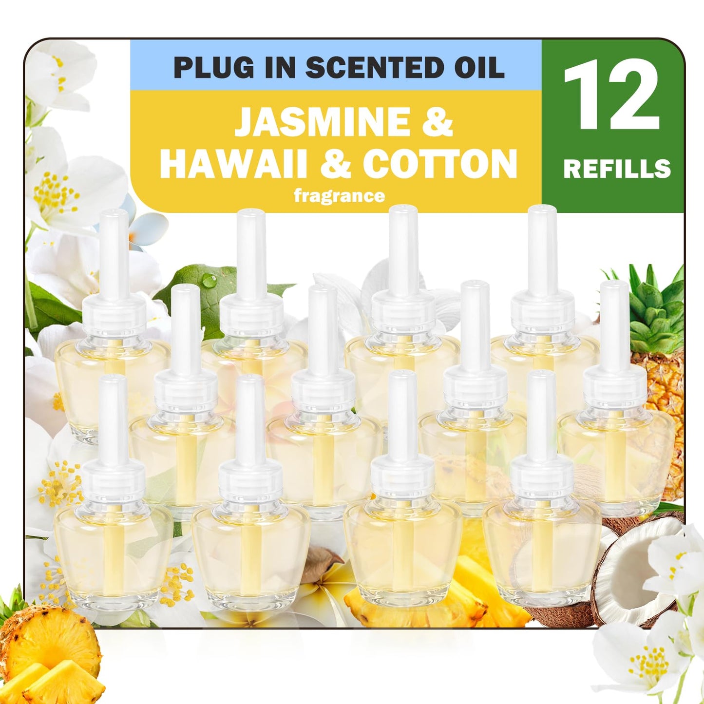 SCENTORINI gaisa atsvaidzinātāja uzpildes kasetnes, telpu aromāts, 12 x 19ML