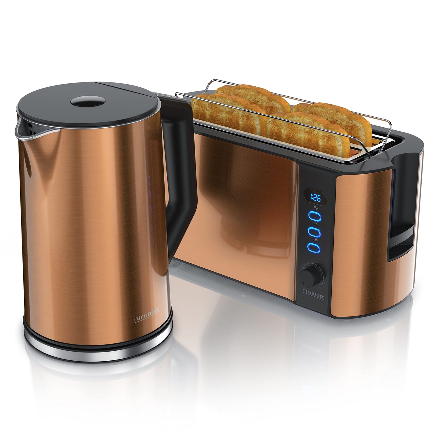Philips HD9350/90 tējkanna, HD2637/90 tosteris un HD7546/20 Gaia kafijas automāts ar termokrūzi
