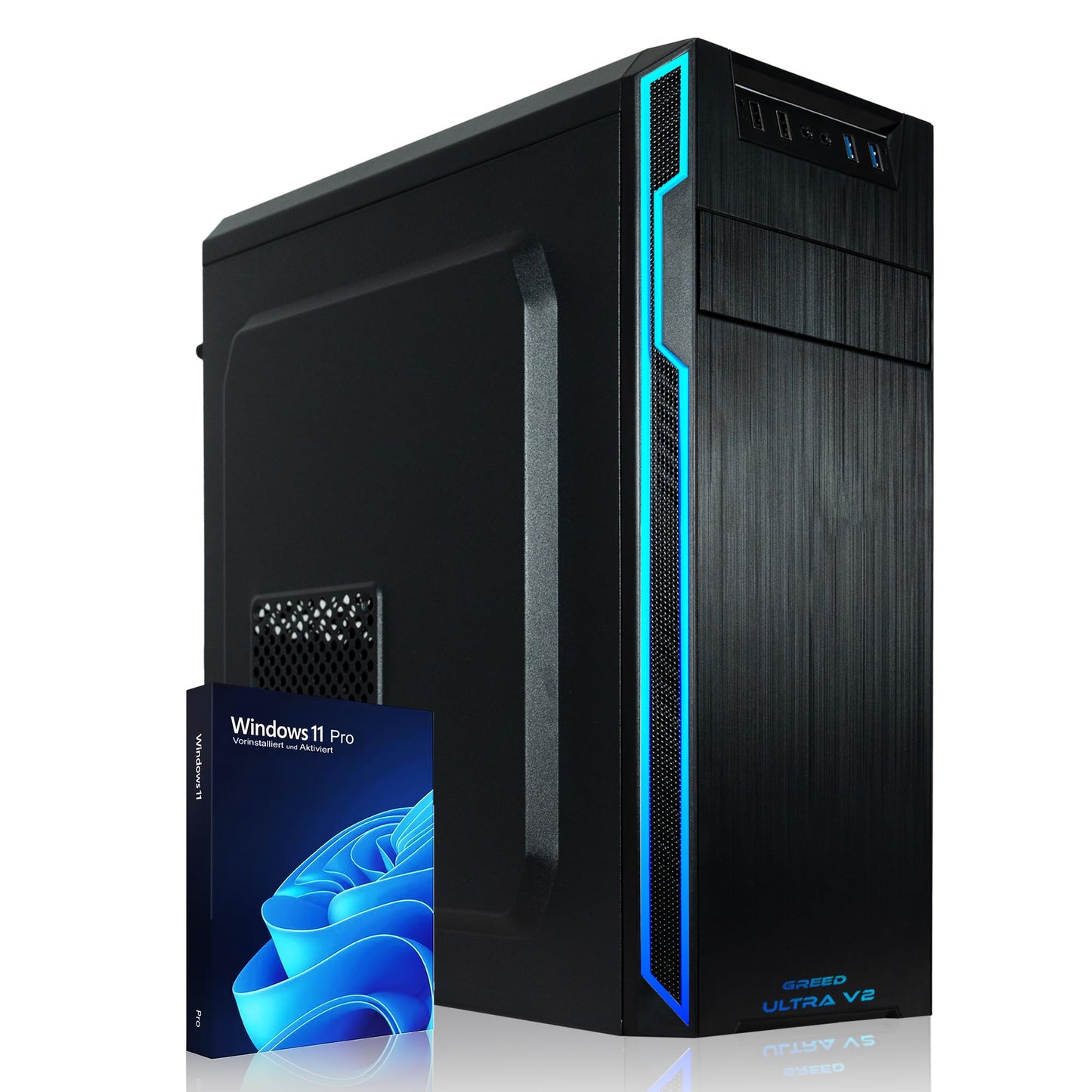 Spēļu dators AMD Ryzen 5 5500, RTX 5050, 16 GB RAM, 500 GB SSD, Windows 11