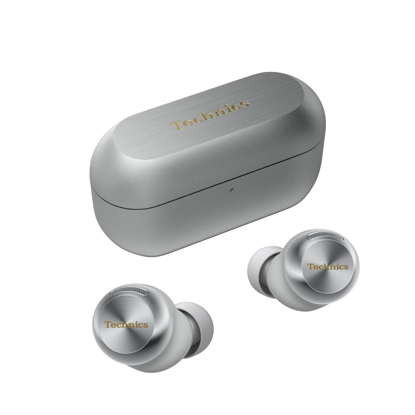 Technics EAH-AZ100E-S - bezvadu austiņas ar trokšņu slāpēšanu, 10 mm draiveri, vairāku punktu Bluetooth, AI balss fokuss.