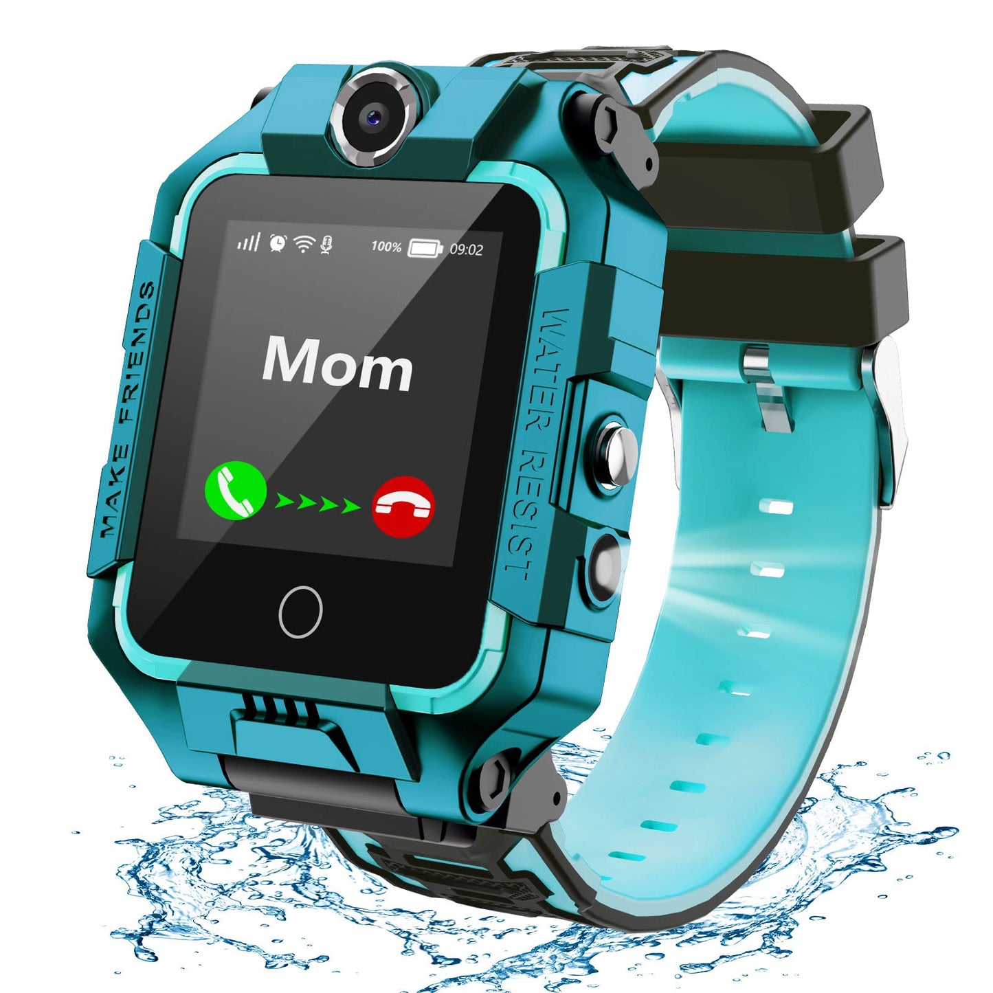 LiveGo bērnu viedpulkstenis 4G - ūdensizturīgs, GPS, SOS zvani, 360° rotācija, WiFi, dāvana 3-12 gadus veciem bērniem.