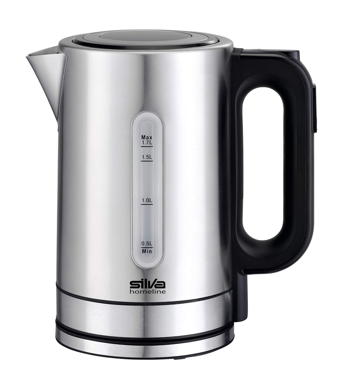 Silva-Homeline KL-T 2200 - nerūsējošā tērauda tējkanna, 5 temperatūras režīmi, 1,7 litri, apgaismotu ūdens līmeņa indikators