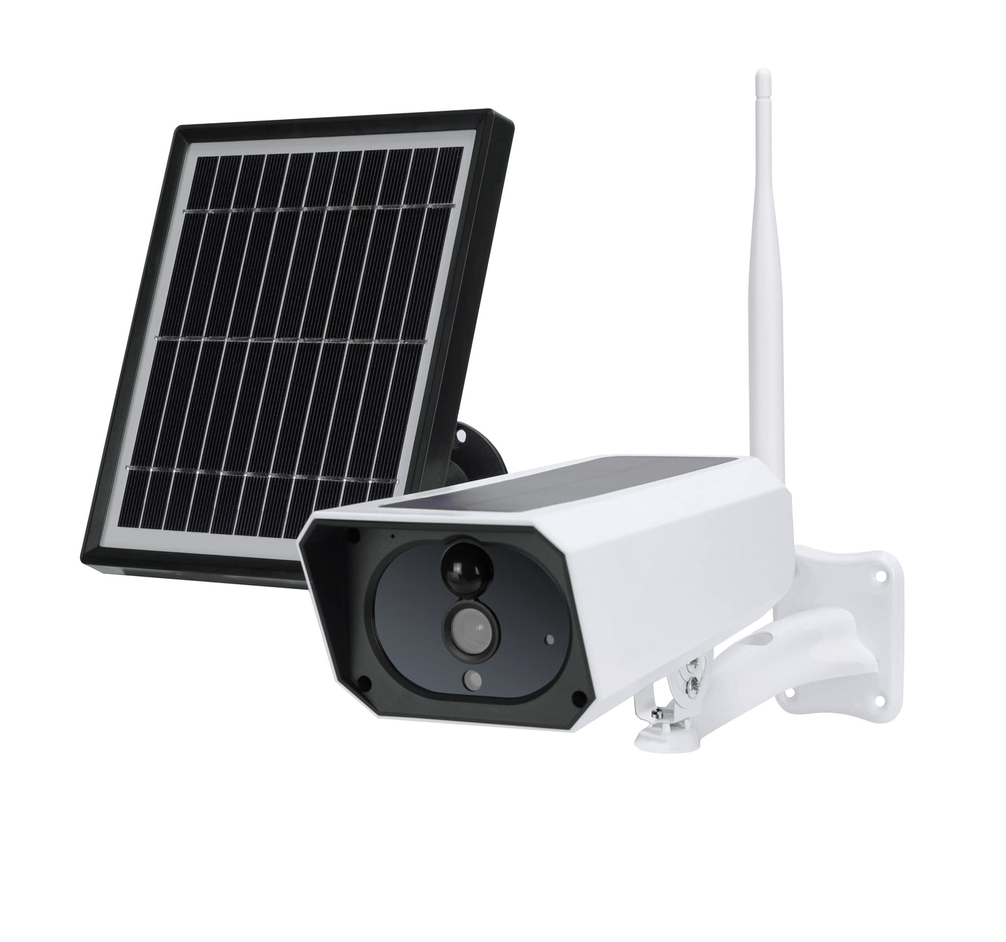 7. TELLUR viedā drošības kamera āra lietošanai, saules enerģija, bezvadu, Full HD, lietotne un paziņojumi viedtālrunī, PIR kustību noteikšana 8 m, nakts redzamība, divvirzienu audio, ūdensizturīgs IP65