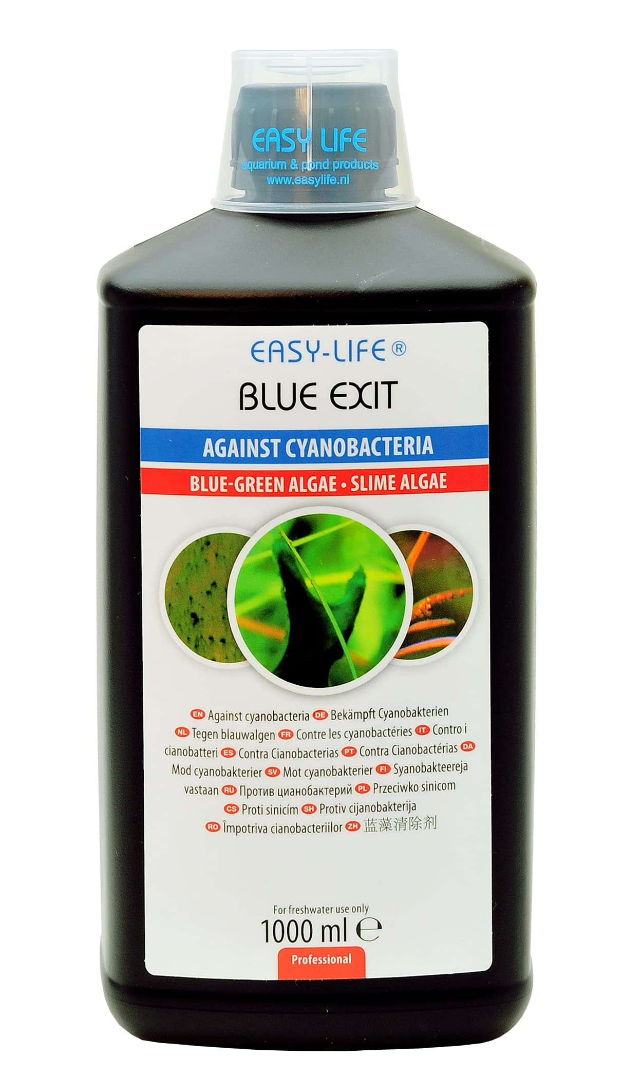 Līdzeklis zilaļģu likvidēšanai Easy Life Blue Exit, tīram akvārija ūdenim, 1000 ml
