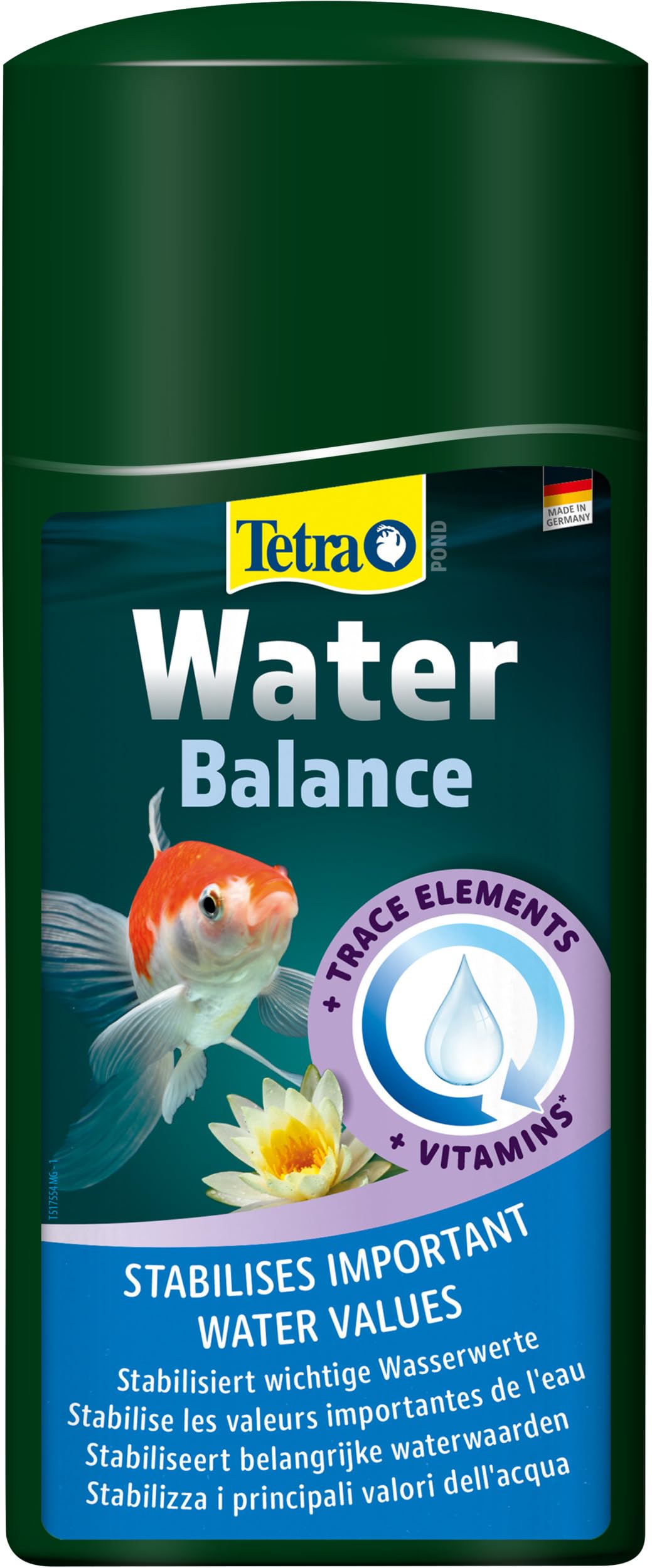Dīķa ūdens kopšanas līdzeklis Tetra Pond WaterBalance, stabiliem ūdens parametriem, 500 ml