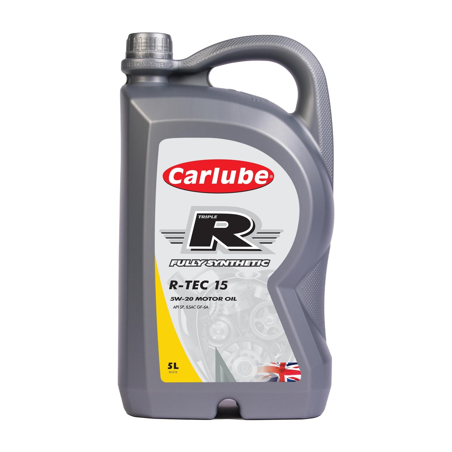 Carlube Triple R 5W-20 pilnīgi sintētiska motoru eļļa R-TEC15, 5 L