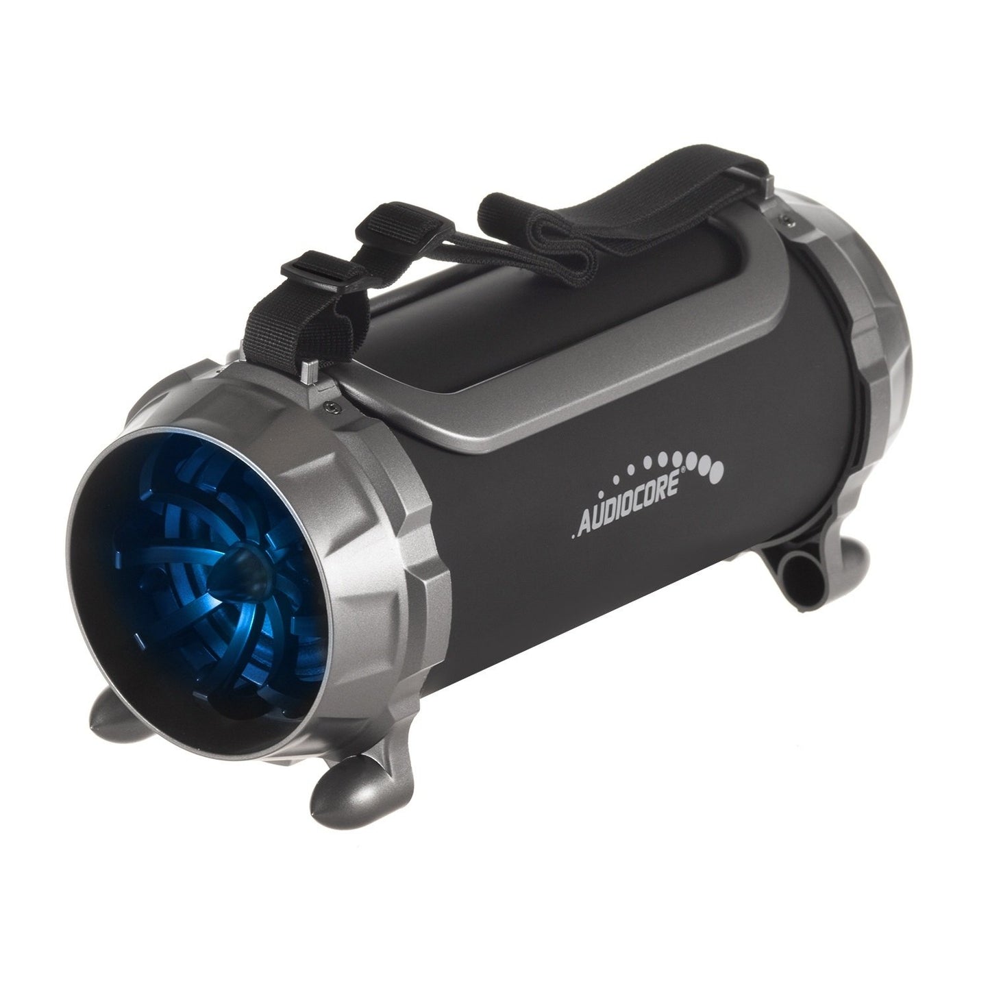 Audiocore AC890 Bazooka Bluetooth skaļrunis 100W 2000mAh FM radio Mp3 atskaņotājs microSD akumulators portatīvs Bazooka LED apgaismojums