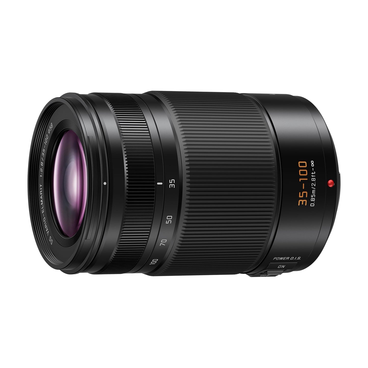 Panasonic Lumix H-ES35100E Leica DG Vario-Elmarit 35-100 mm zoom F2,8 objektīvs, Micro Four Thirds kamera, teleobjektīvs, Power OIS, izturīgs pret šļakatām/putekļiem/sala, ideāli piemērots video, melns