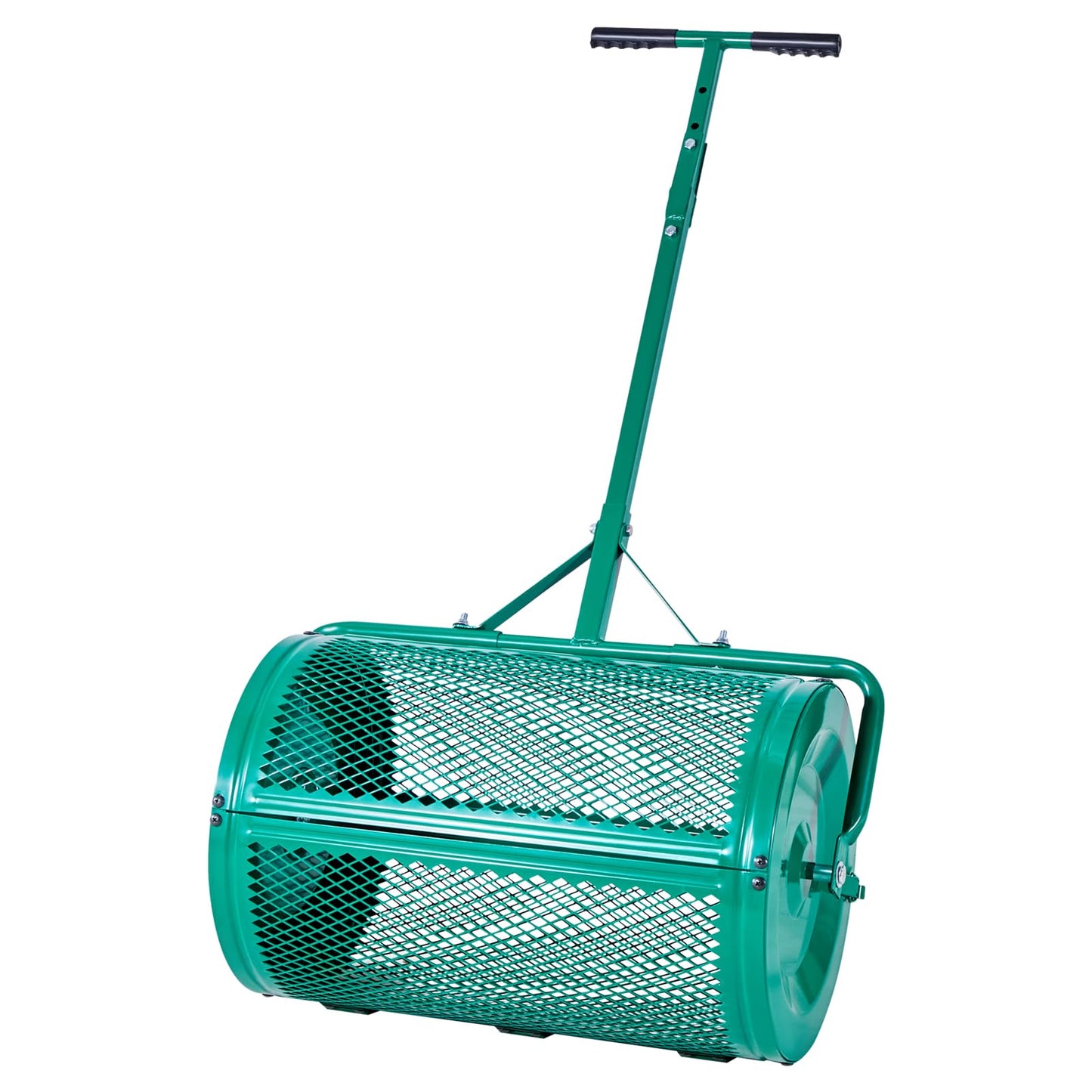 Sēklu kaisītājs VEVOR, 67 cm plats komposta kaisītājs ar stumšanas/vilkšanas rokturi, kūdras sūnu kaisītājs, 4 augstumu regulācija, dārza kaisītājs zālienam, izturīgs zāles sēklu kaisītājs stādīšanai un sējai