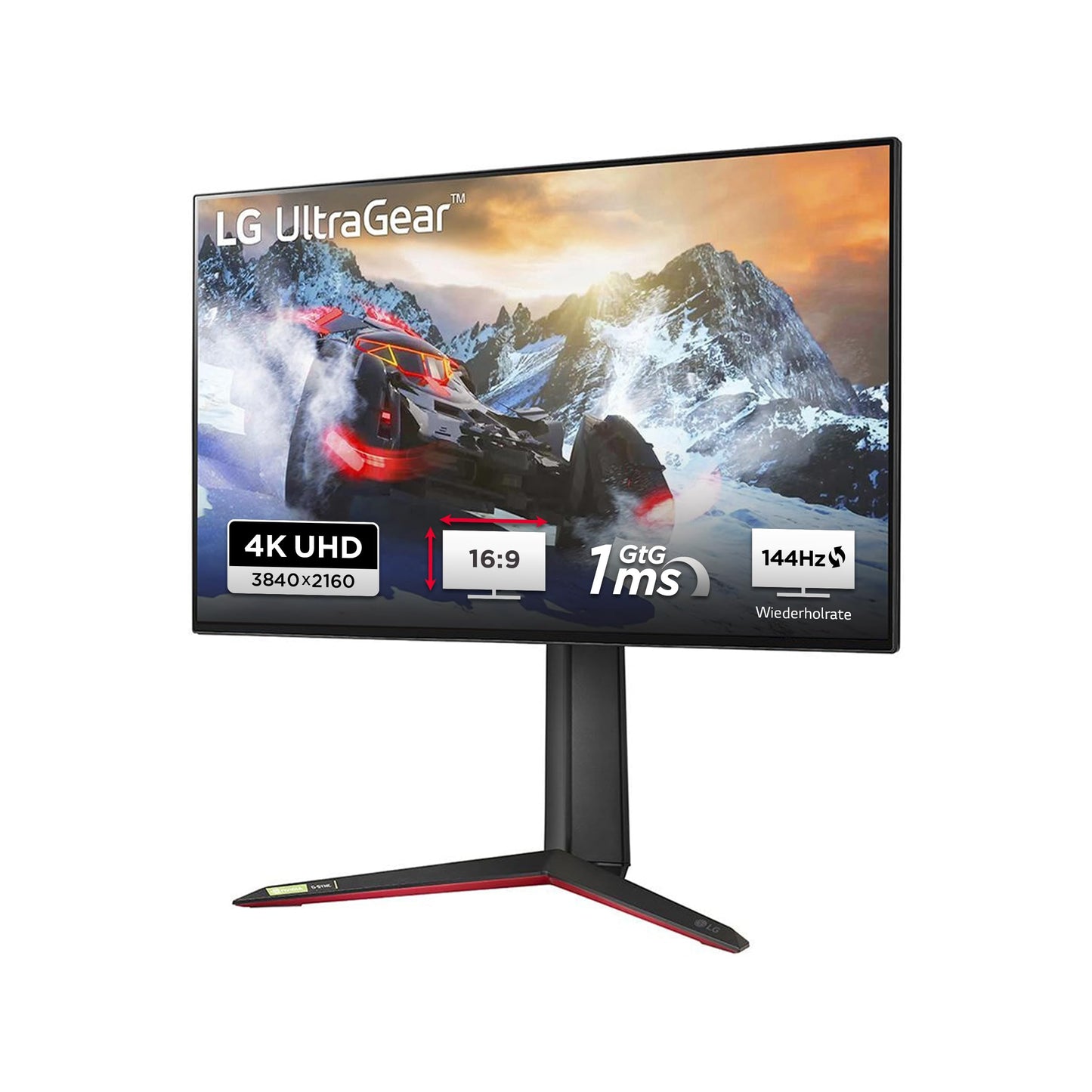 LG Electronics 27GP95RP-B Ultragear™ 4K 27" Monitor - 3840x2160, NVIDIA G-Sync, AMD FreeSync, HDR10, 1ms GtG, 98% DCI-P3