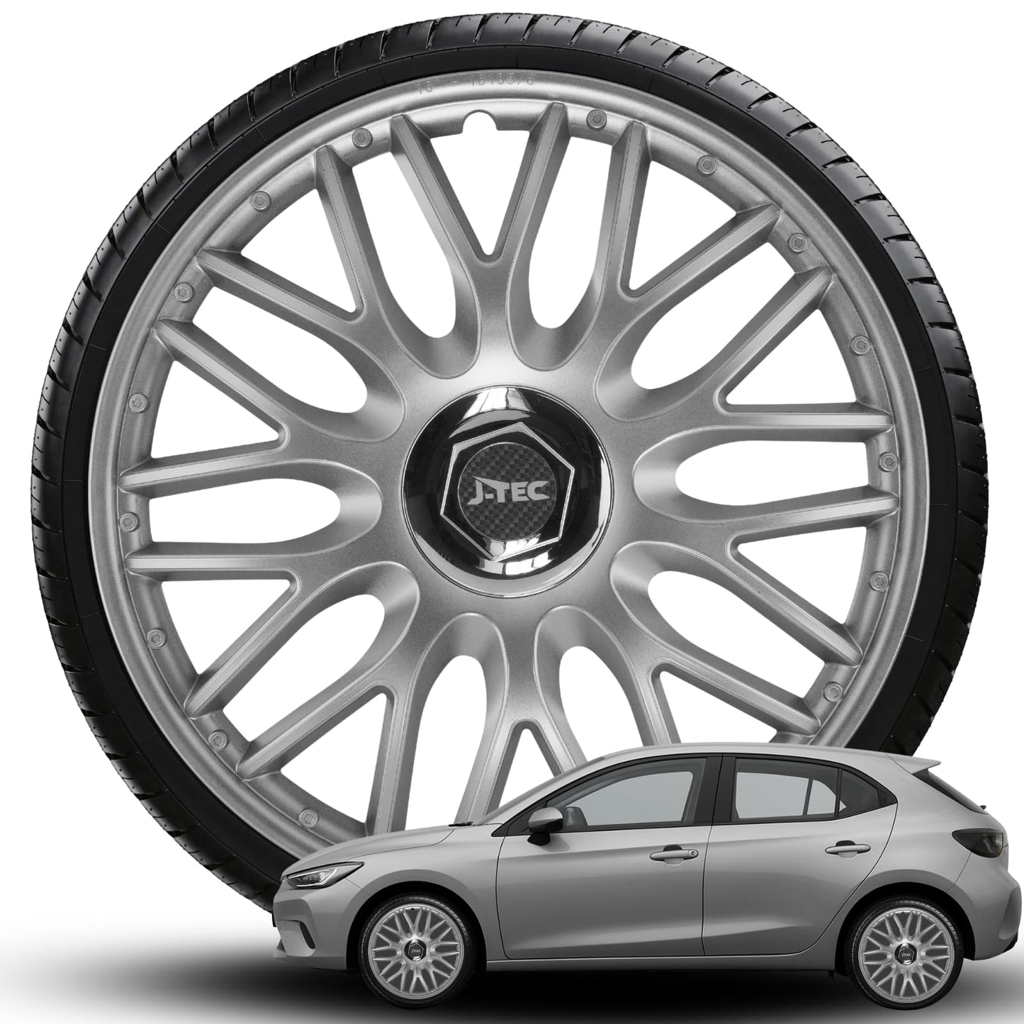 Riteņu disku dekoratīvie vāciņi Orden R PRO 14" 15" 16" Zoll, 4 gab., NEW