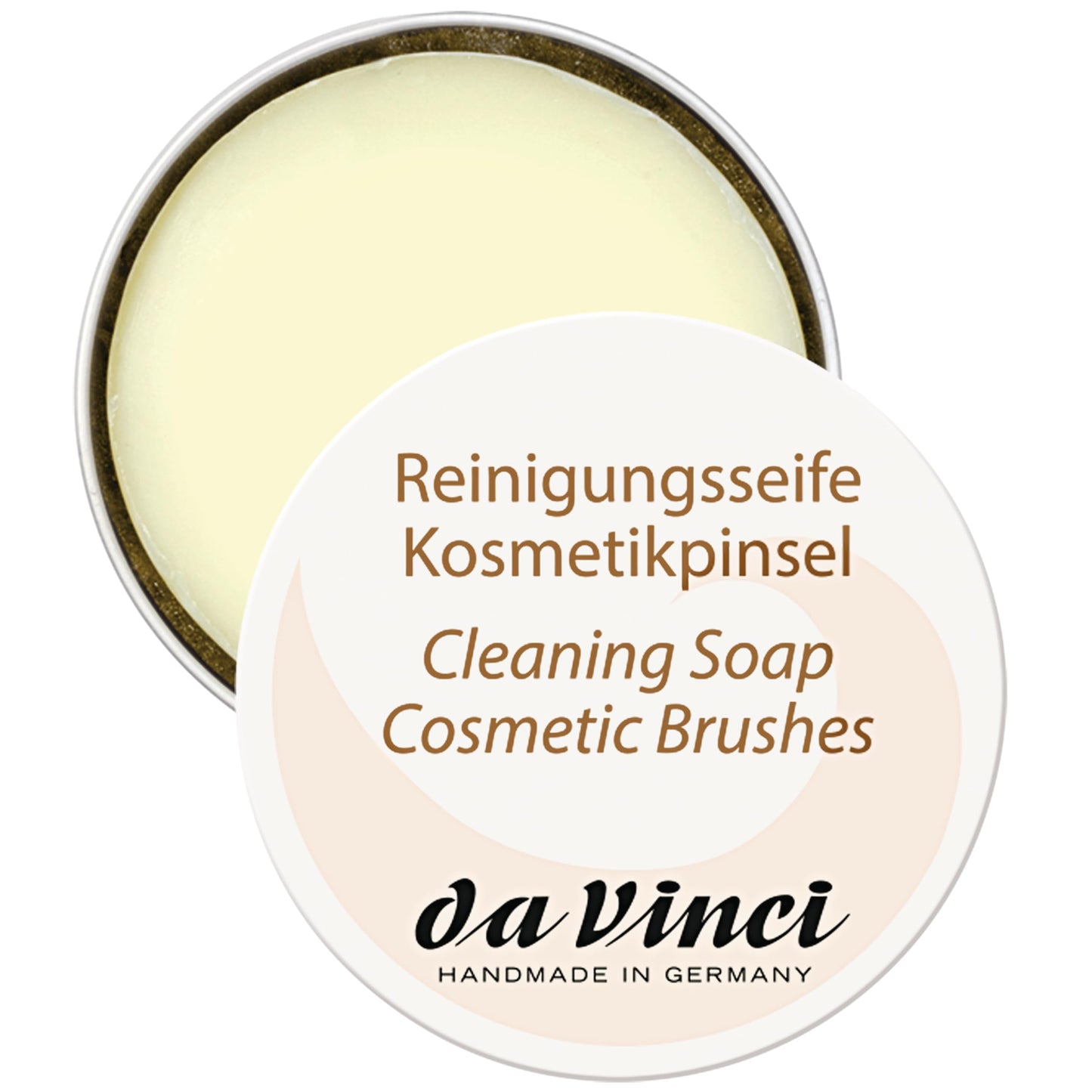 da Vinci Pinselseife 85 g, vegālas otiņu ziepes kosmētikas otu tīrīšanai