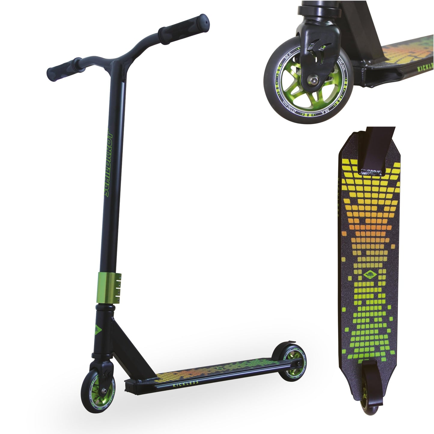 Stunt skrejritenis Schildkröt Stunt Scooter Kickless - Forest