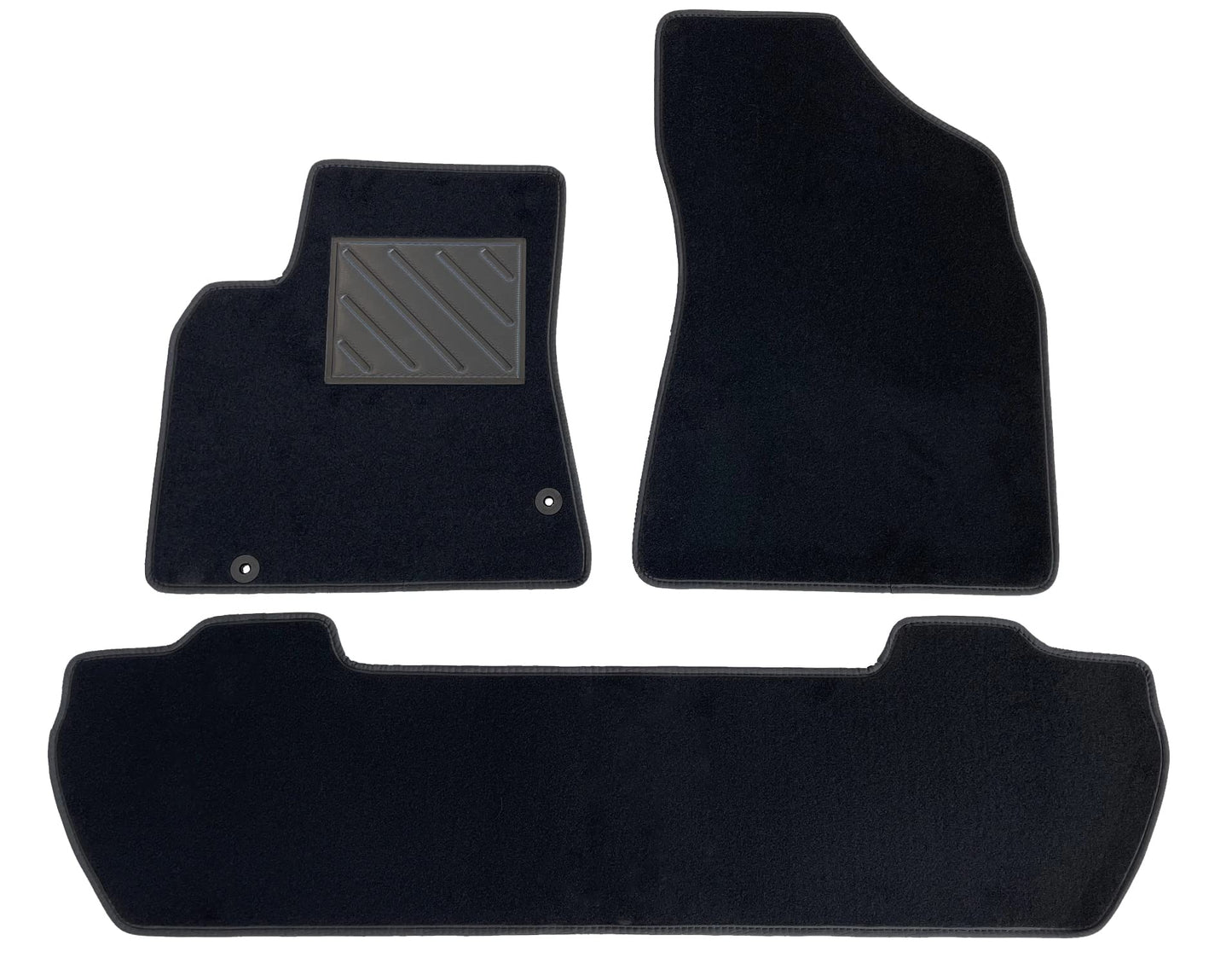 MDM SP-3232 paklāji Velūrs automašīnu paklājs piemērots Skoda Fabia II (5J) 03.2007>2013, melns