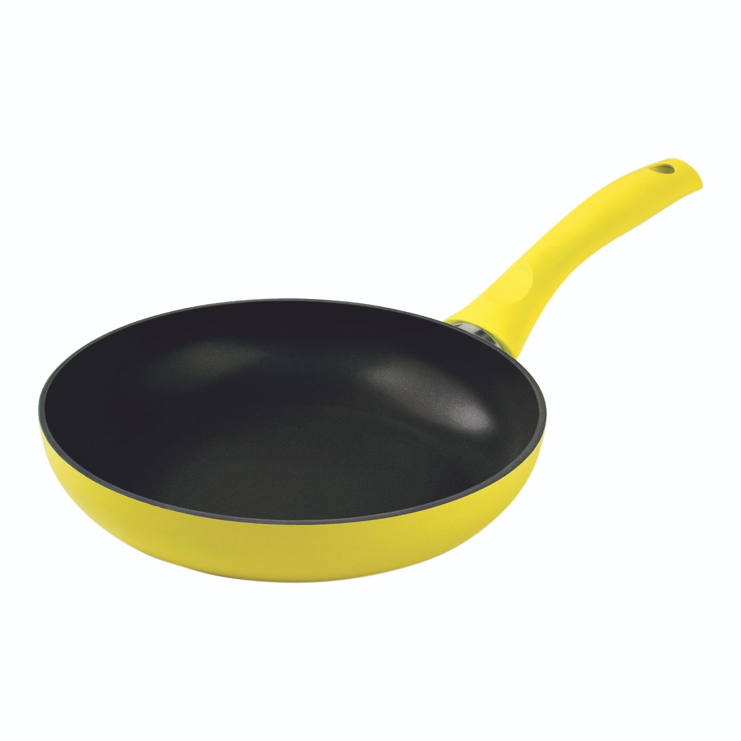 KUHN RIKON Yellow Frying Pan - 28 cm, non-stick, durable, ergonomic handle, ideal for everyday cooking.