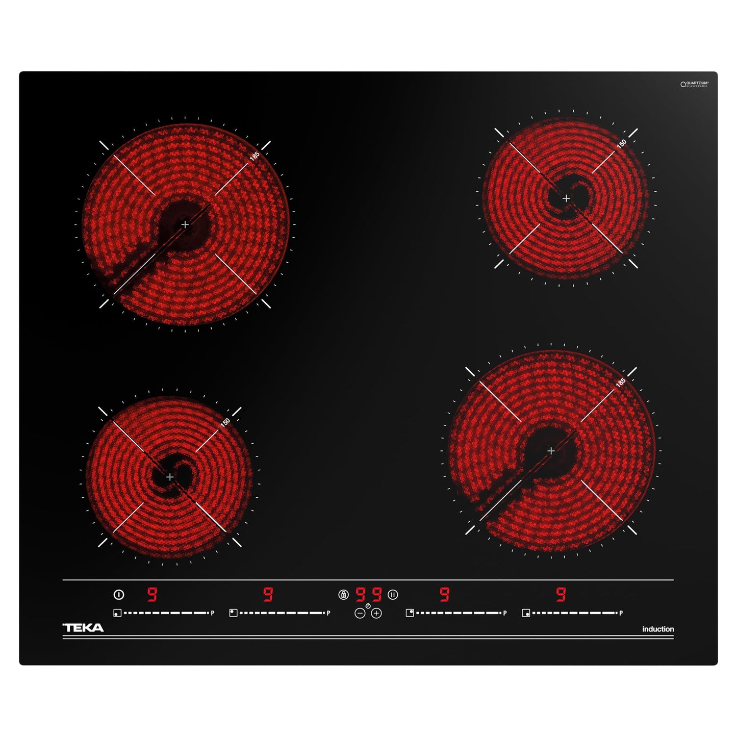 IBC64010 60 cm Indukcijas plīts bez rāmja