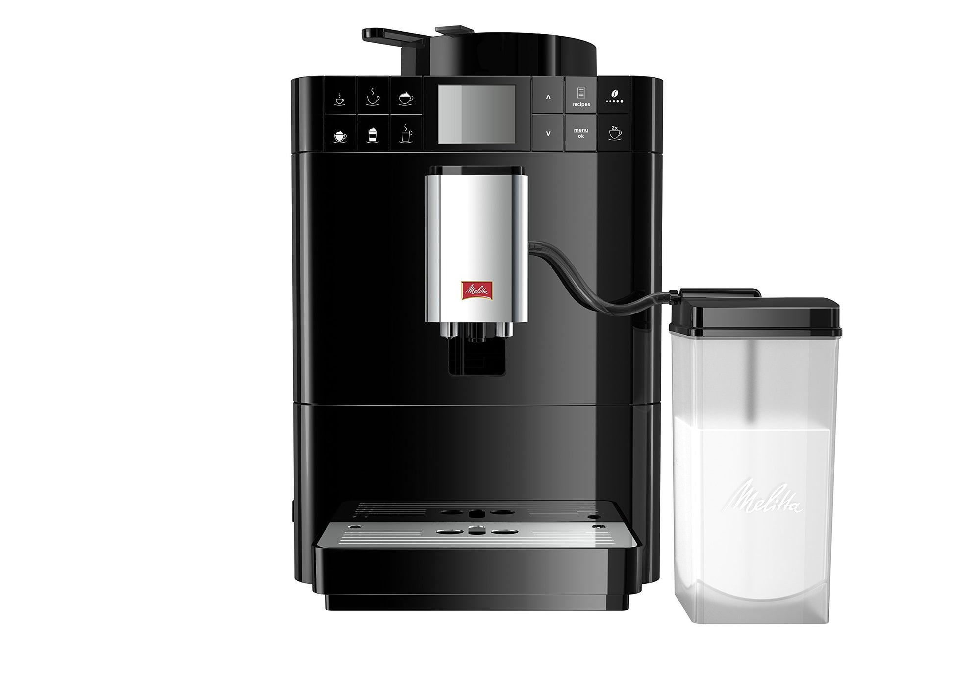 Melitta Caffeo Varianza CSP F570-102 - pilnībā automātiska kafijas automāts, piena tvertne, viena pieskāriena funkcija, 1,2l, melns