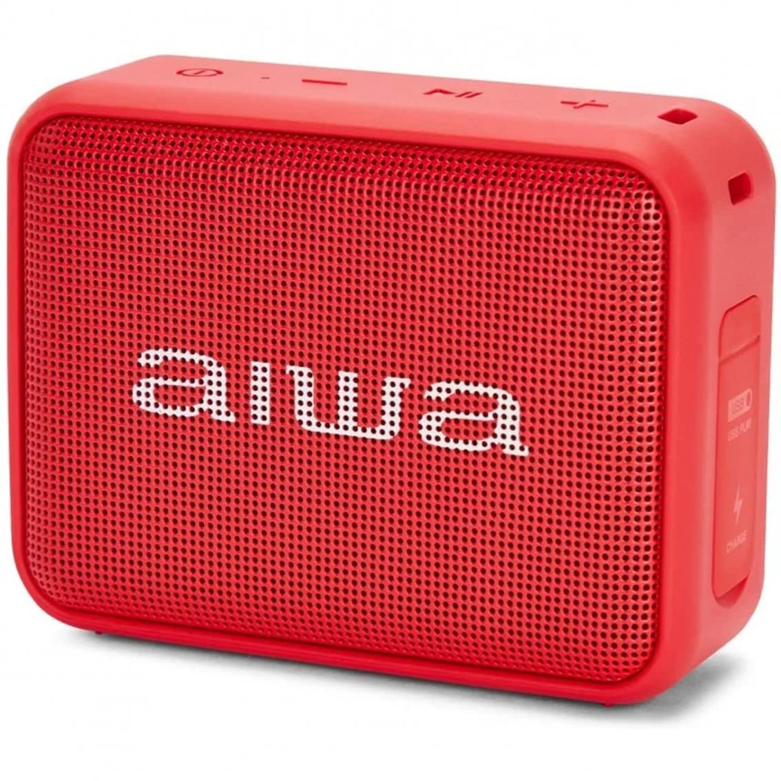 Aiwa BS-200RD Pārnēsājamais bezvadu Bluetooth skaļrunis, patiesi bezvadu stereo, ūdensizturīgs, sarkans
