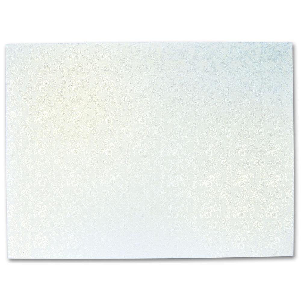 Tortes pamatne Städter 450/350/3mm, perlamutra balta, taisnstūra
