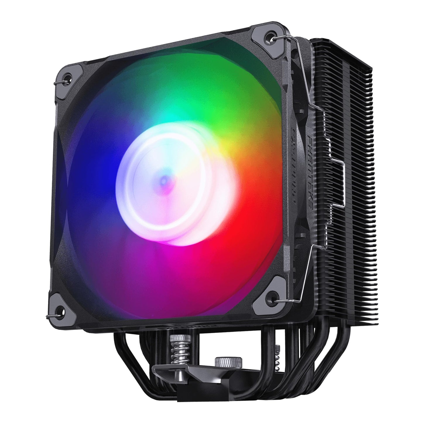 Phanteks Polar ST5 CPU dzesētājs - 120mm D-RGB, 255W TDP, 5 vara siltuma caurules, kluss PWM ventilators, Intel un AMD saderīgs