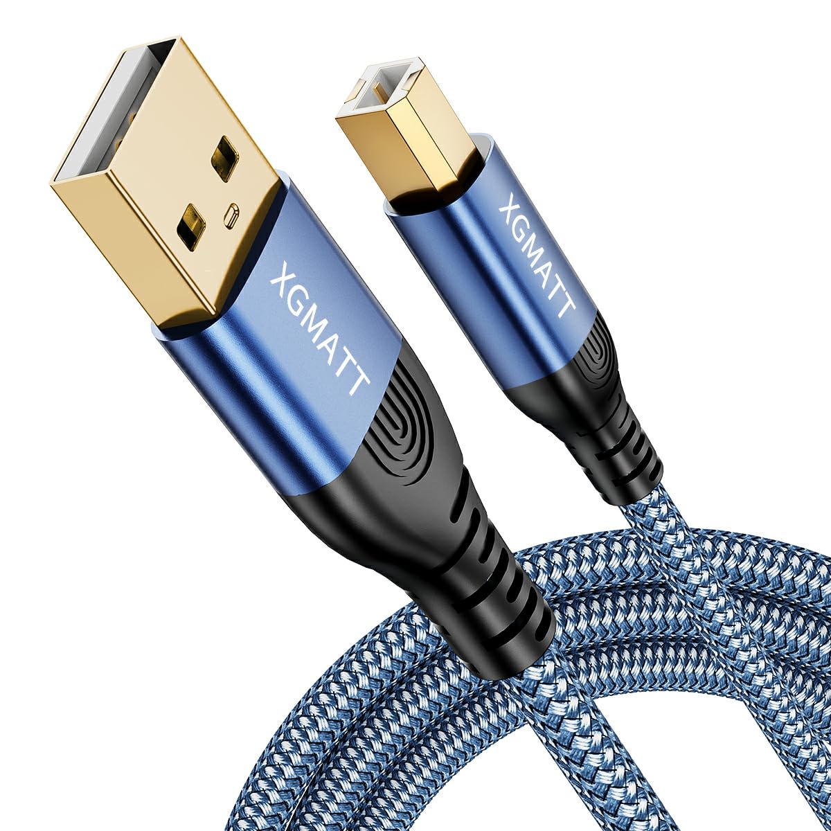 USB printer cable 3M, USB A uz B printera kabelis, ātrgaitas skenerim