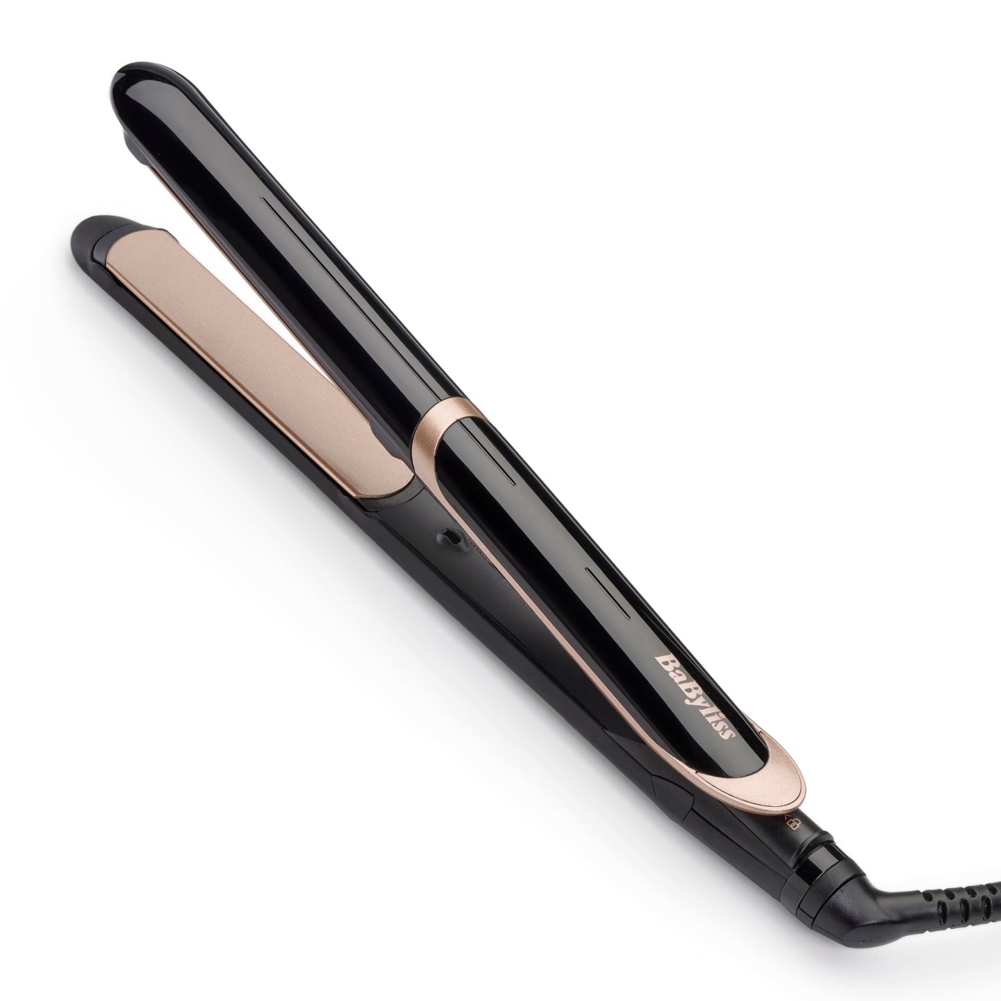 BaByliss Super Smooth Glätteisen – Anti-Frizz jonu tehnoloģija, siltuma aizsargmats, uzlaboti keramikas plāksnes, ātra uzsildīšana, 6 temperatūras iestatījumi no 140°C līdz 235°C, ST393E