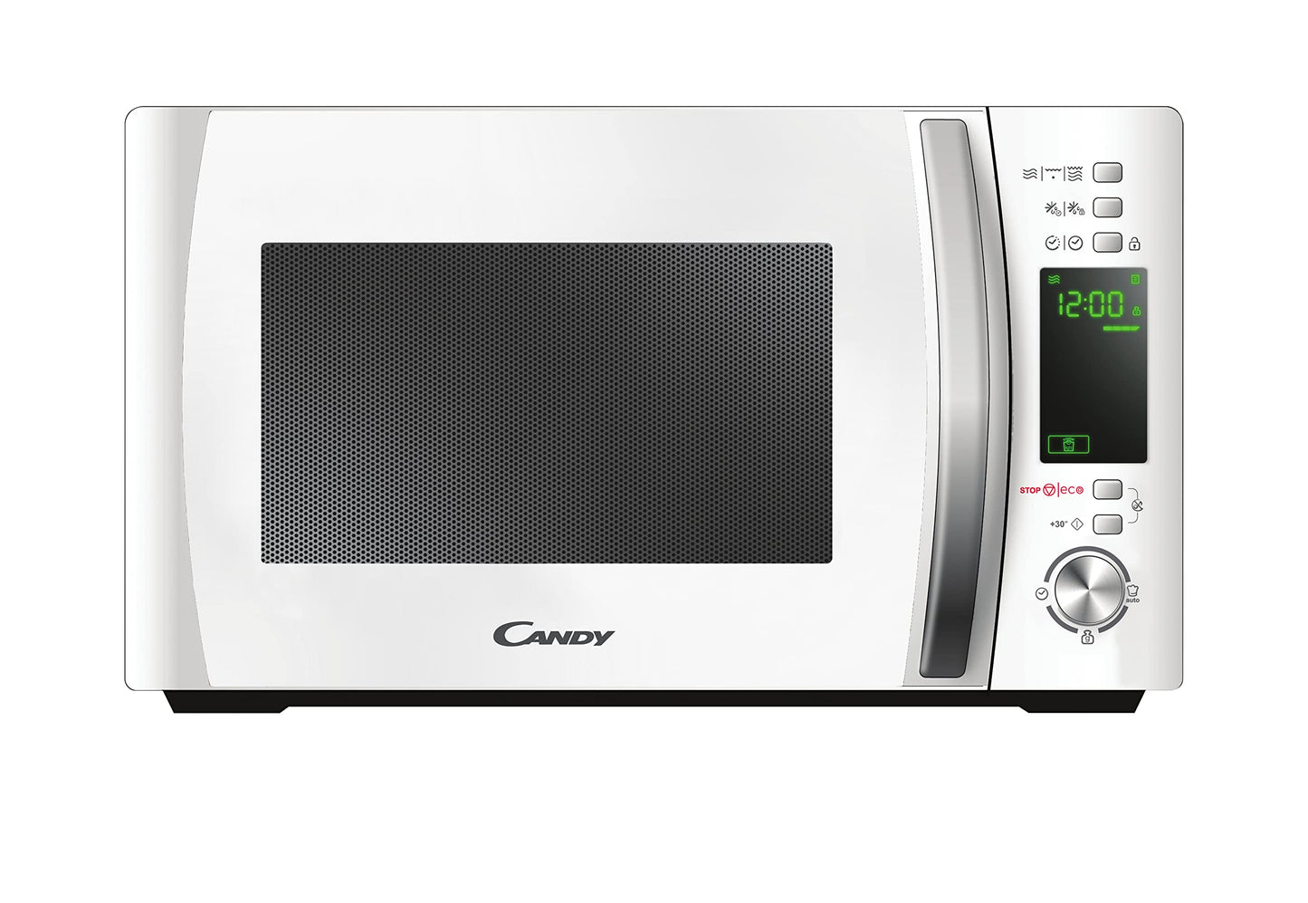 Candy cmxg20dw – Mikroviļņu krāsns ar grilu un Cook in App, 40 automātiskās programmas, 1000 W, krāsa: balta