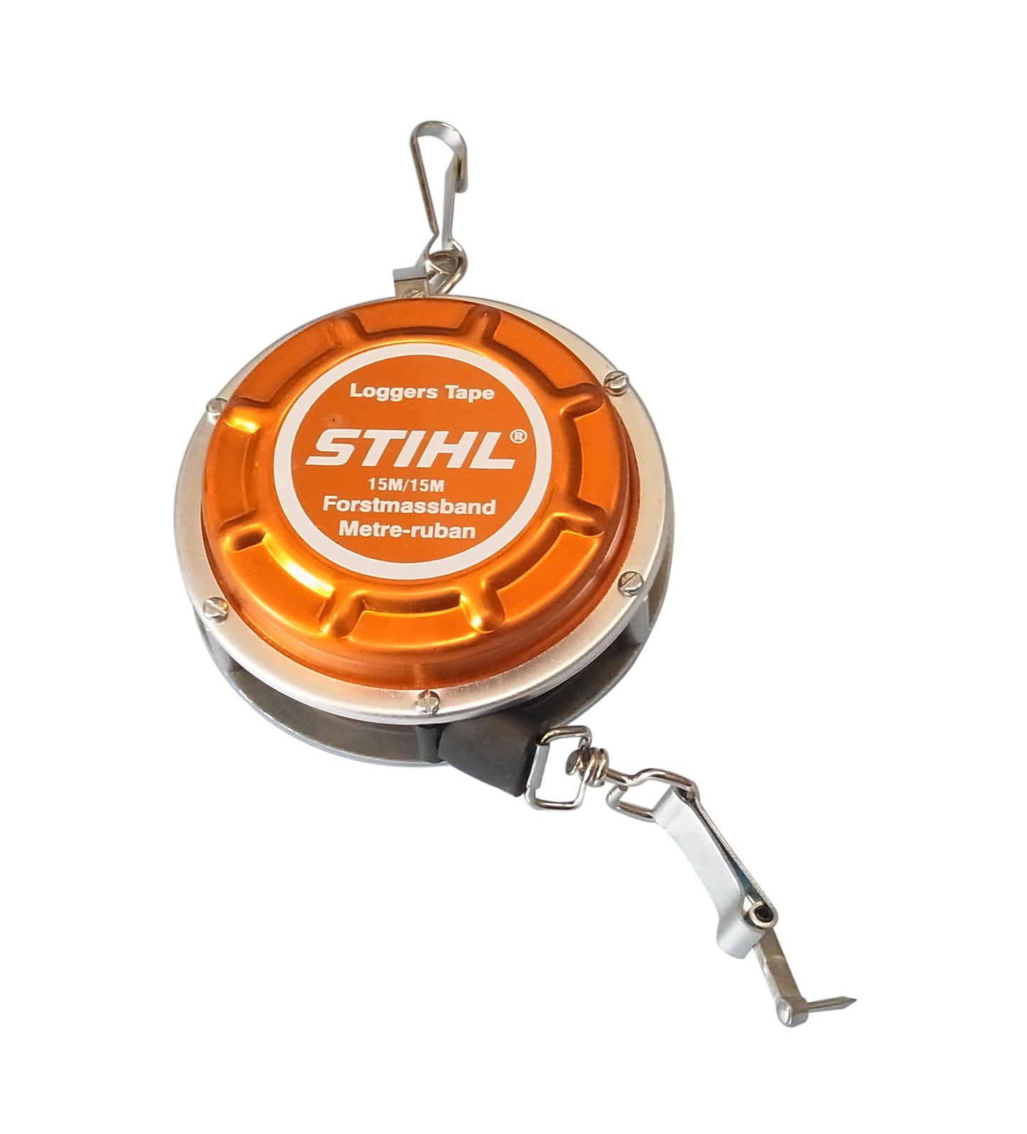 Meža mērlente STIHL 0000 881 0800, 15 m, pašuztinoša, metāla korpusā