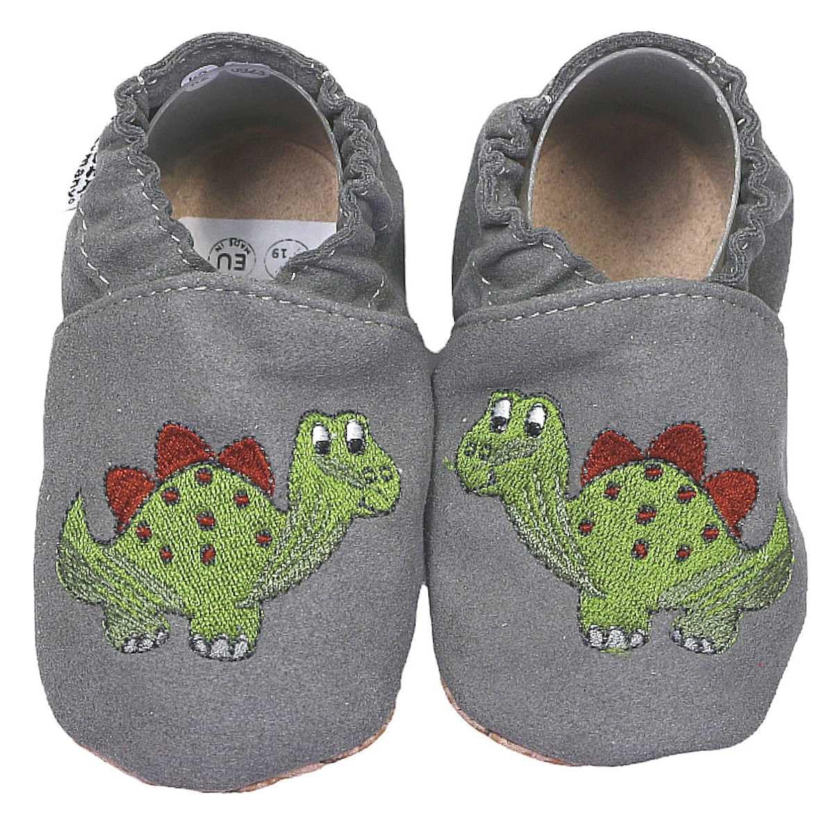 Bērnu apavi HOBEA-Germany RecyStep Dino pelēki 20/21, 12-18 mēneši