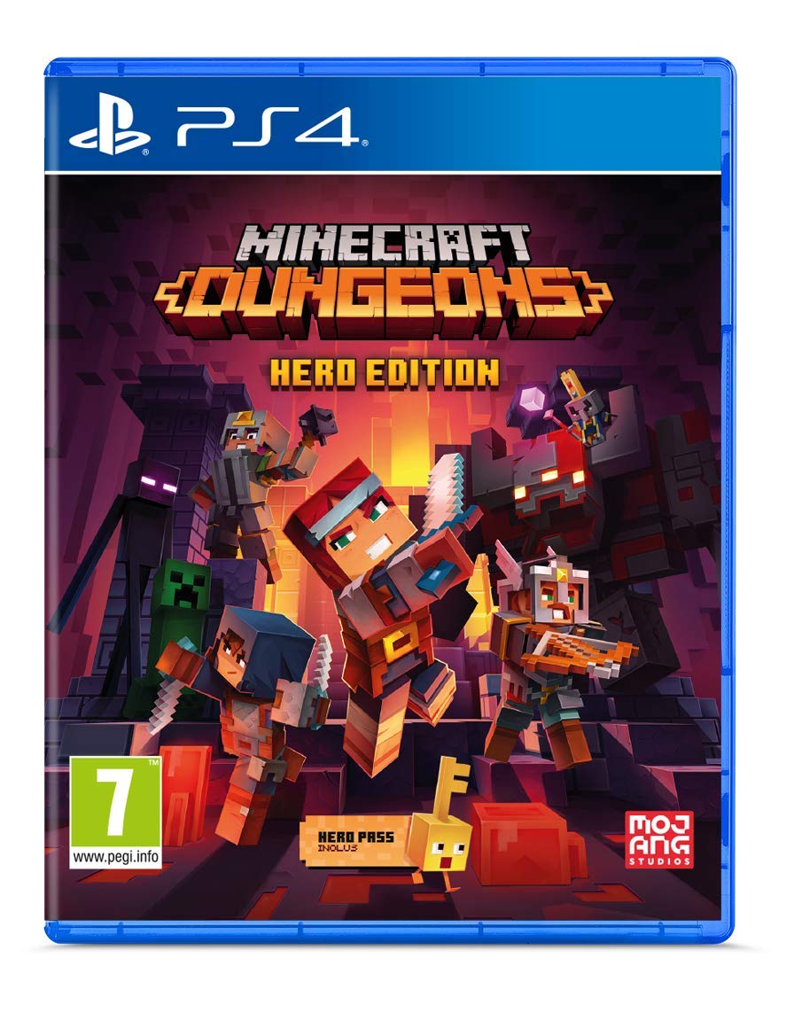 Minecraft Dungeons Hero Edition uz PS4, darbības/ piedzīvojumu spēle PS4.