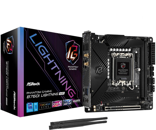 10. ASROCK B760I Lightning WiFi mātesplate