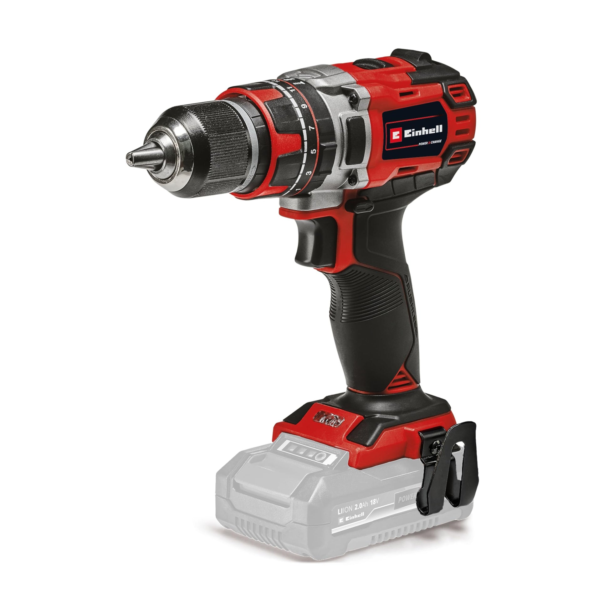 Einhell Professional TP-CD 18/50 Li-i BL Solo - 18V, brushless motor, 50 Nm, impact drilling, 2 speeds, 13 mm chuck, battery not included.