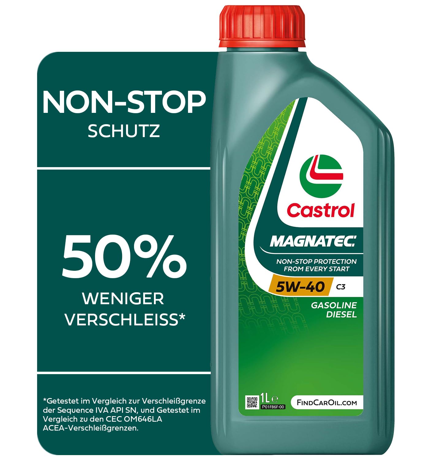 Motoreļļa Castrol MAGNATEC 5W-40 C3, 1 L