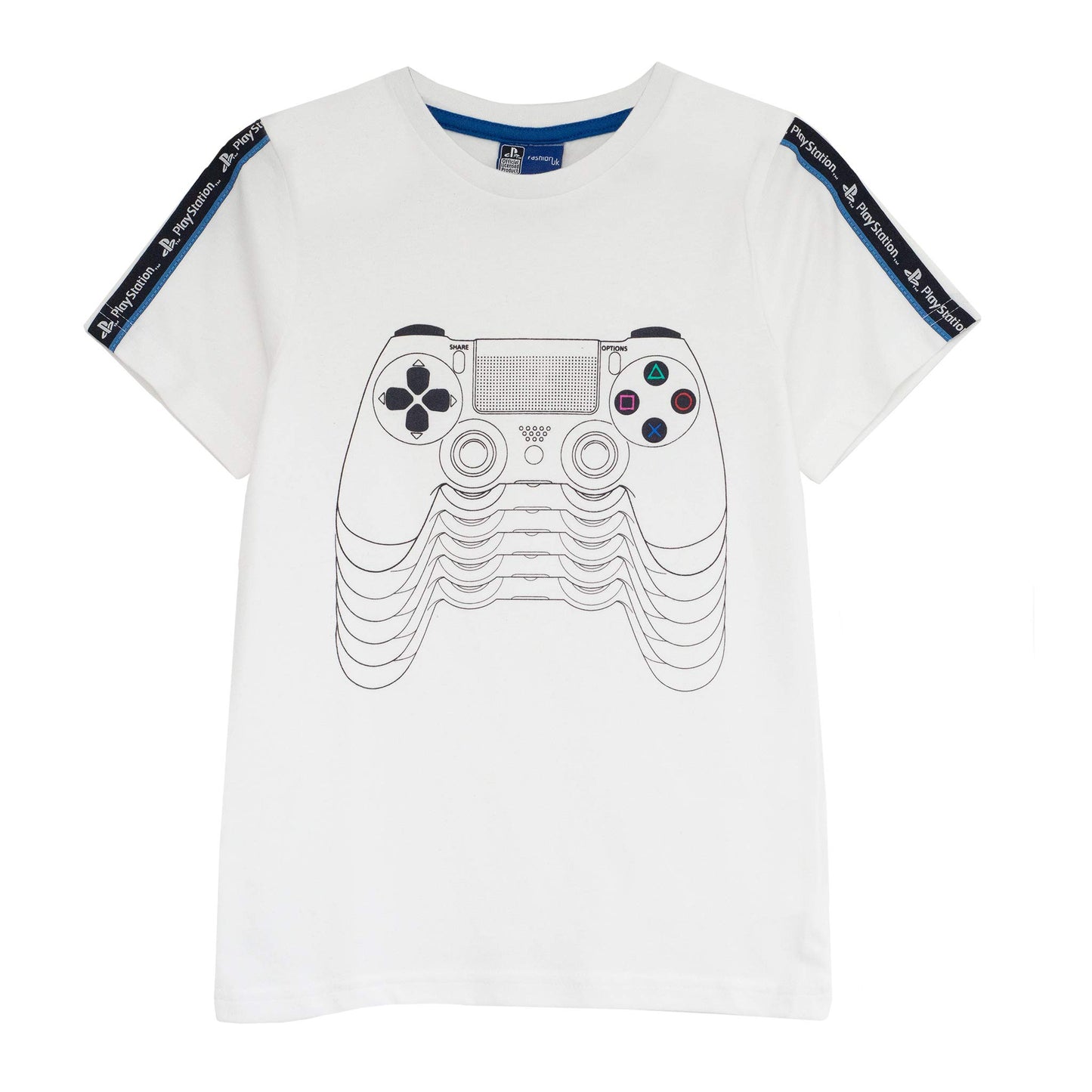 9. Playstation PS4 T-krekls, meitenēm, 110-164, balts, oficiāla tirdzniecības prece