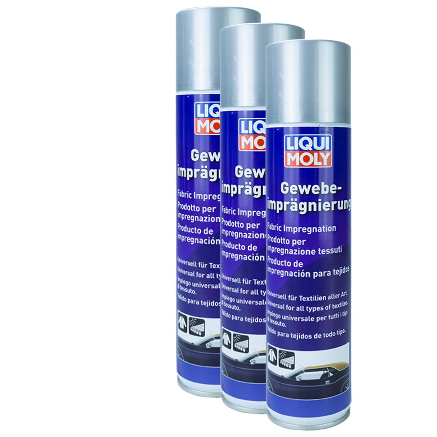 Liqui Moly 3X 1594 auduma impregnēšana, impregnēšanas aerosols, cabrio jumtam 400ml