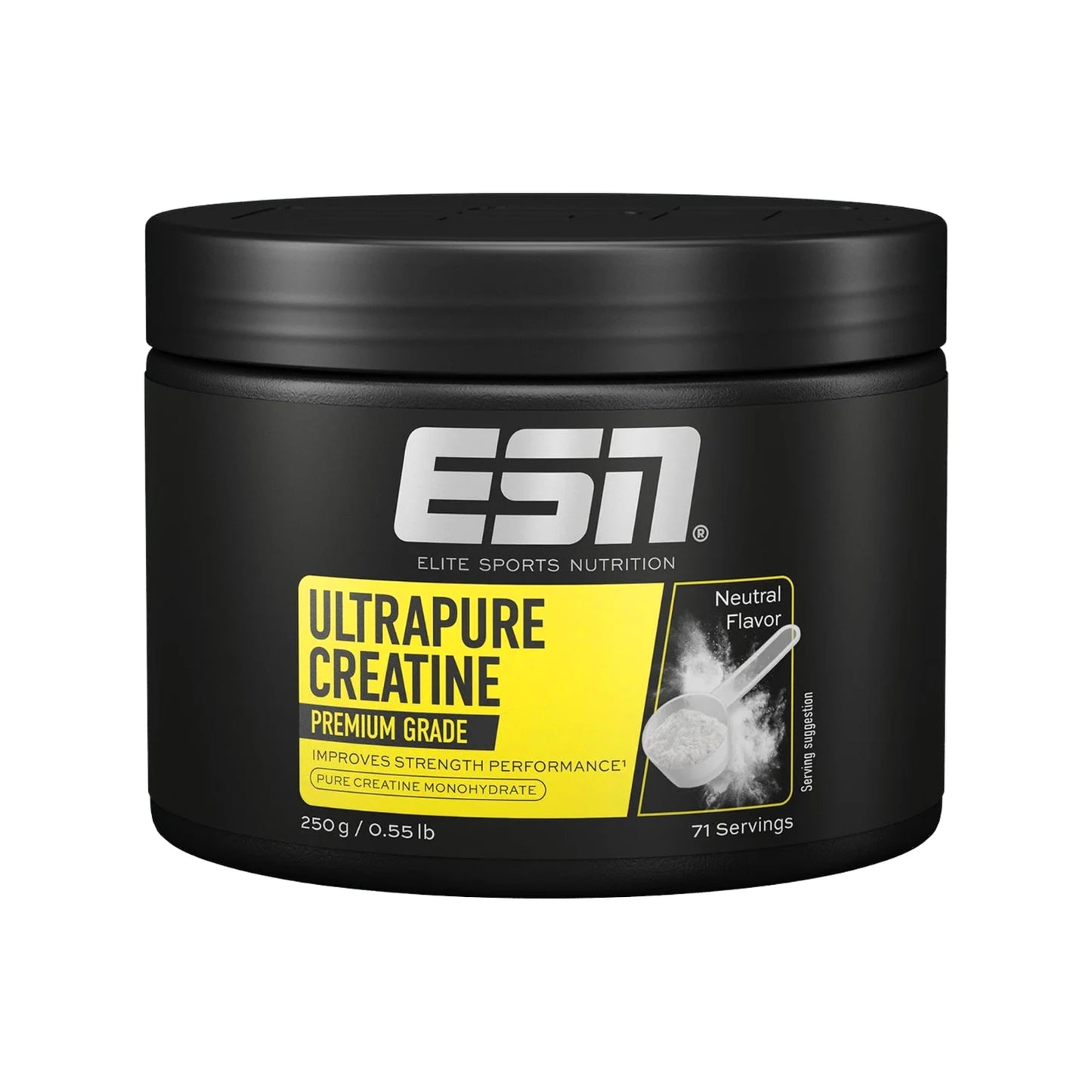 Kreatīns 5000 Giga Caps, 5000 mg dienā, augstas devas kreatīna kapsulas, 1137 mg Creatine-Monohydrate vienā kapsulā, laboratoriski pārbaudītas, 100% vegānas, 300 kapsulas