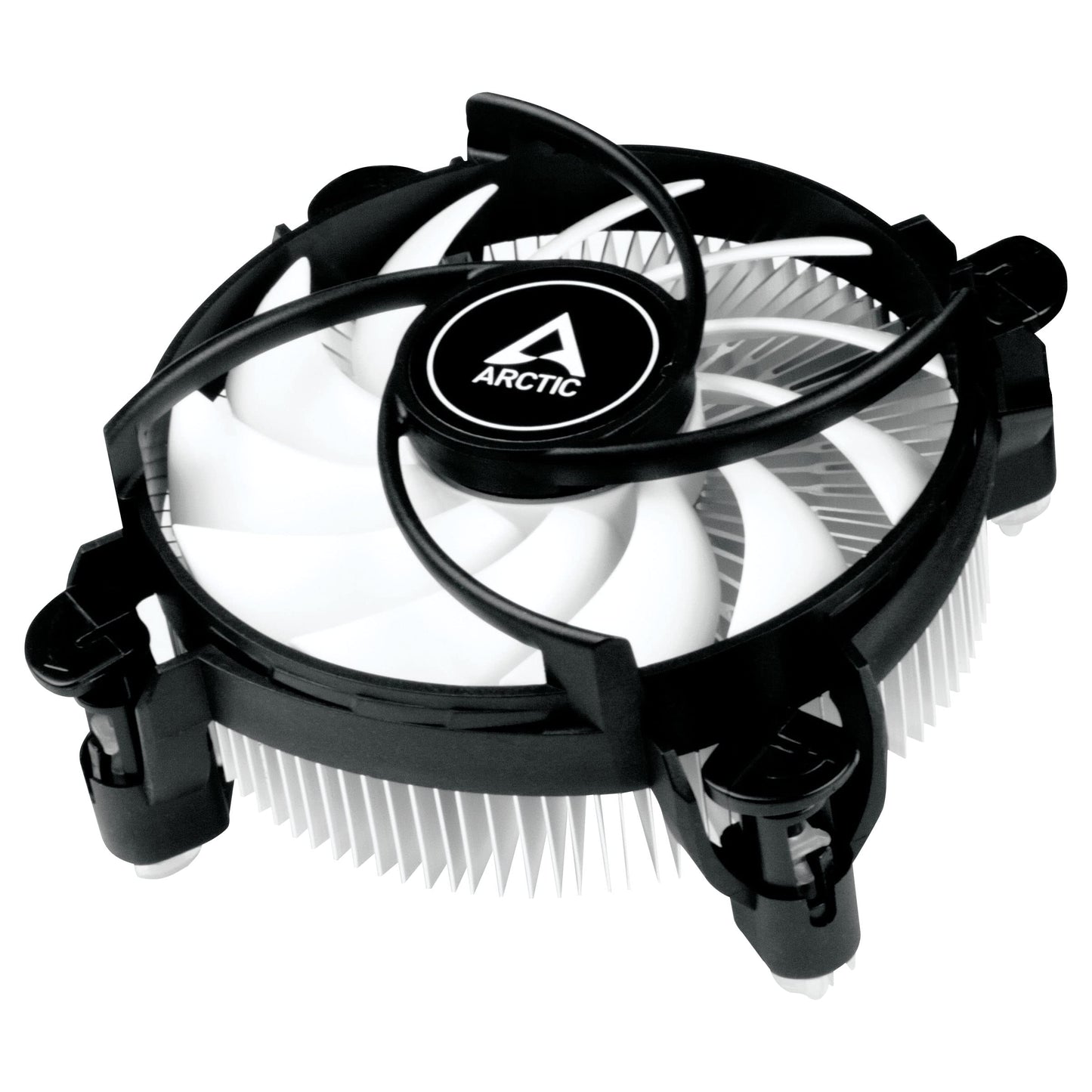 ARCTIC Alpine 17 LP - zema profila CPU dzesētājs Intel LGA1851/LGA1700, 92 mm PWM ventilators, 42,9 mm augstums.