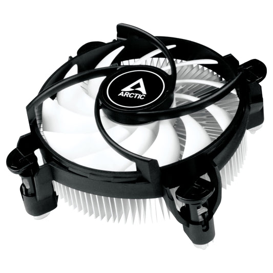 ARCTIC Alpine 17 LP - zema profila CPU dzesētājs Intel LGA1851/LGA1700, 92 mm PWM ventilators, 42,9 mm augstums.