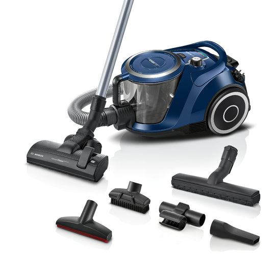 Bosch bezmaisu putekļsūcējs Serie 6 BGC41X36 - higiēnas filtrs, spēcīga sūkšanas jauda, kluss, ideāli alerģiskiem cilvēkiem.