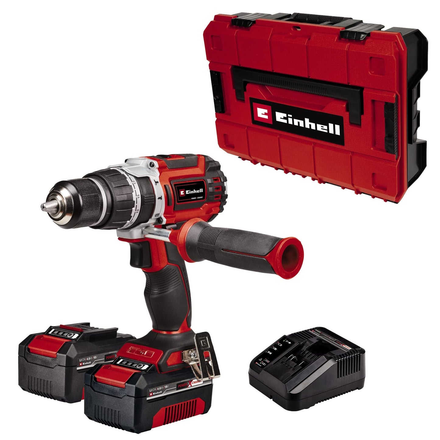 Einhell Professional TP-CD 18/60 Li-i BL - bezsuku triecienurbjmašīna, 60 Nm, 32000 min-1, 2x 4,0 Ah akumulators, lādētājs.