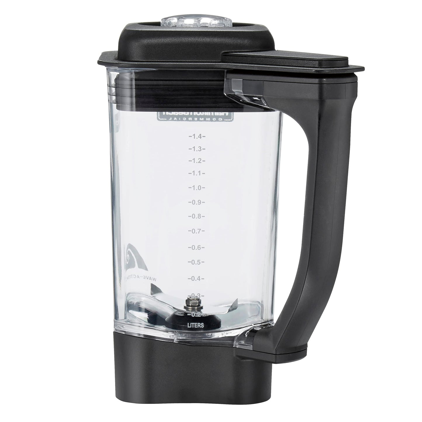 Hamilton Beach Commercial® Rio®/Tango®/EXPEDITOR™ Blender - 1.4L BPA-free copolyester container, durable and efficient.
