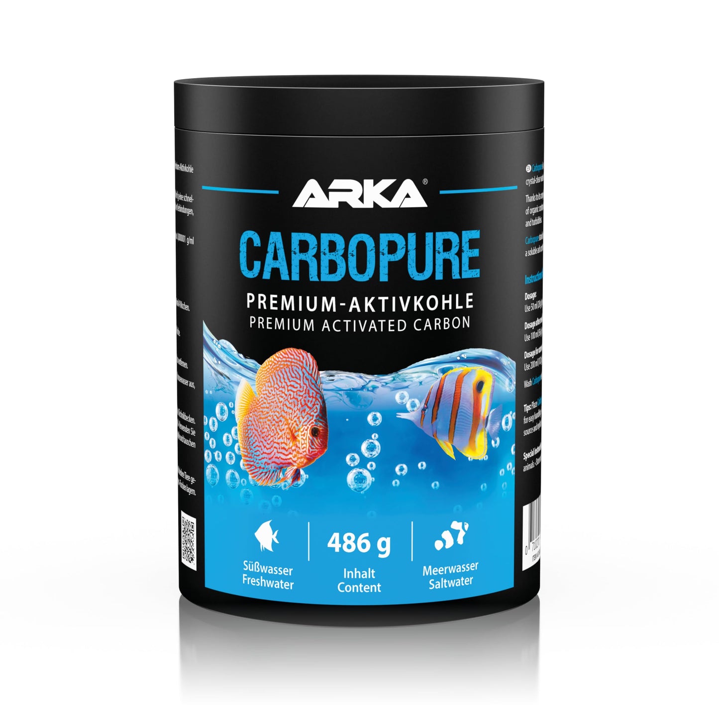 Aktīvā ogle akvārijam 1000 ml - Carbopure filtra ogle dzidram ūdenim