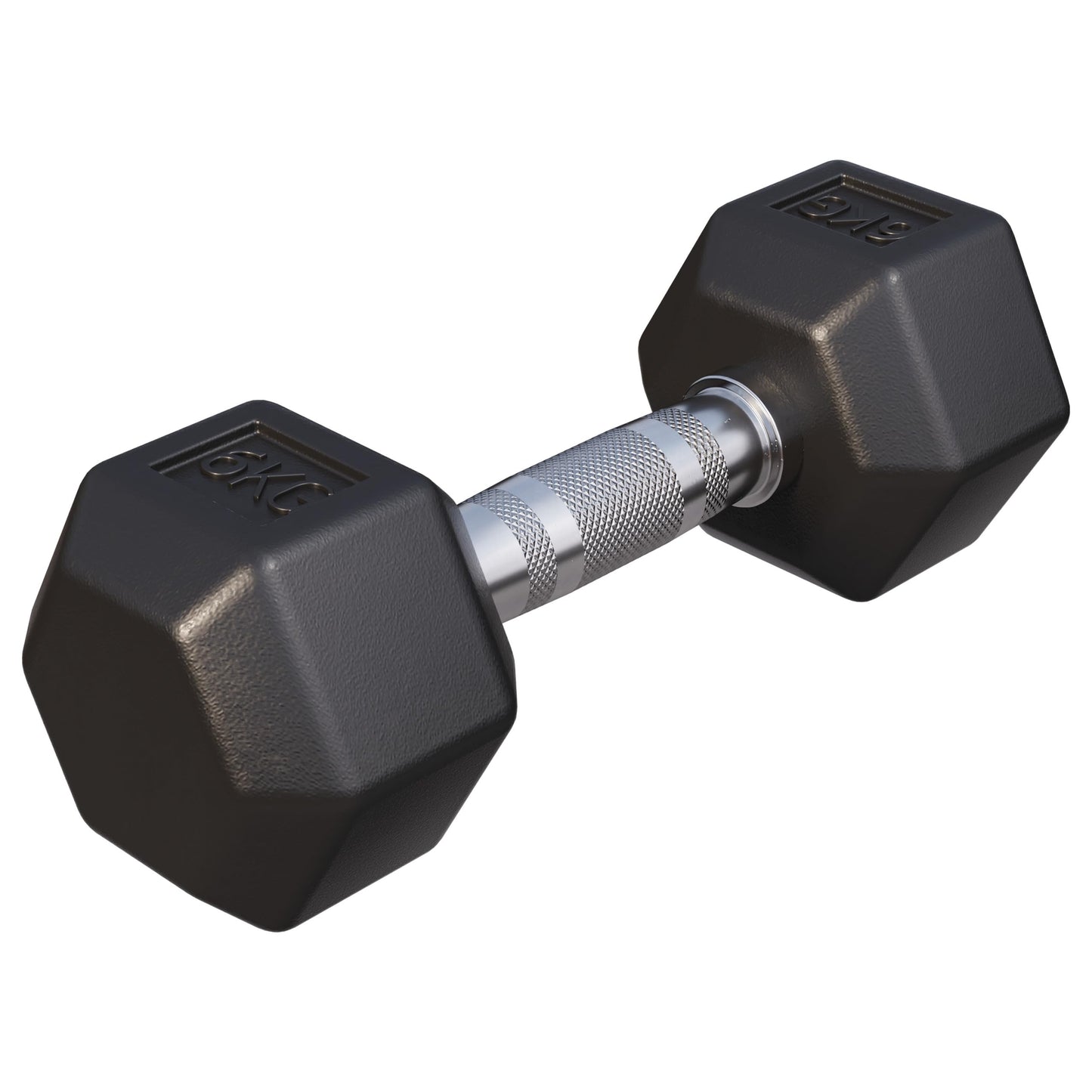 Hanteles GORILLA SPORTS® Hexagon Kurzhanteln 2–50 kg, gumijotas, ar vai bez statīva