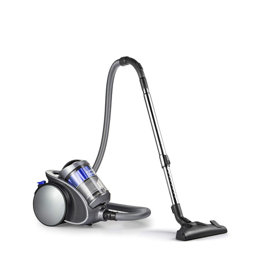 Swan SC15814N VC 5 Vacuum Cleaner - Dark blue, gray, 2 liters capacity, 79 decibels noise level.
