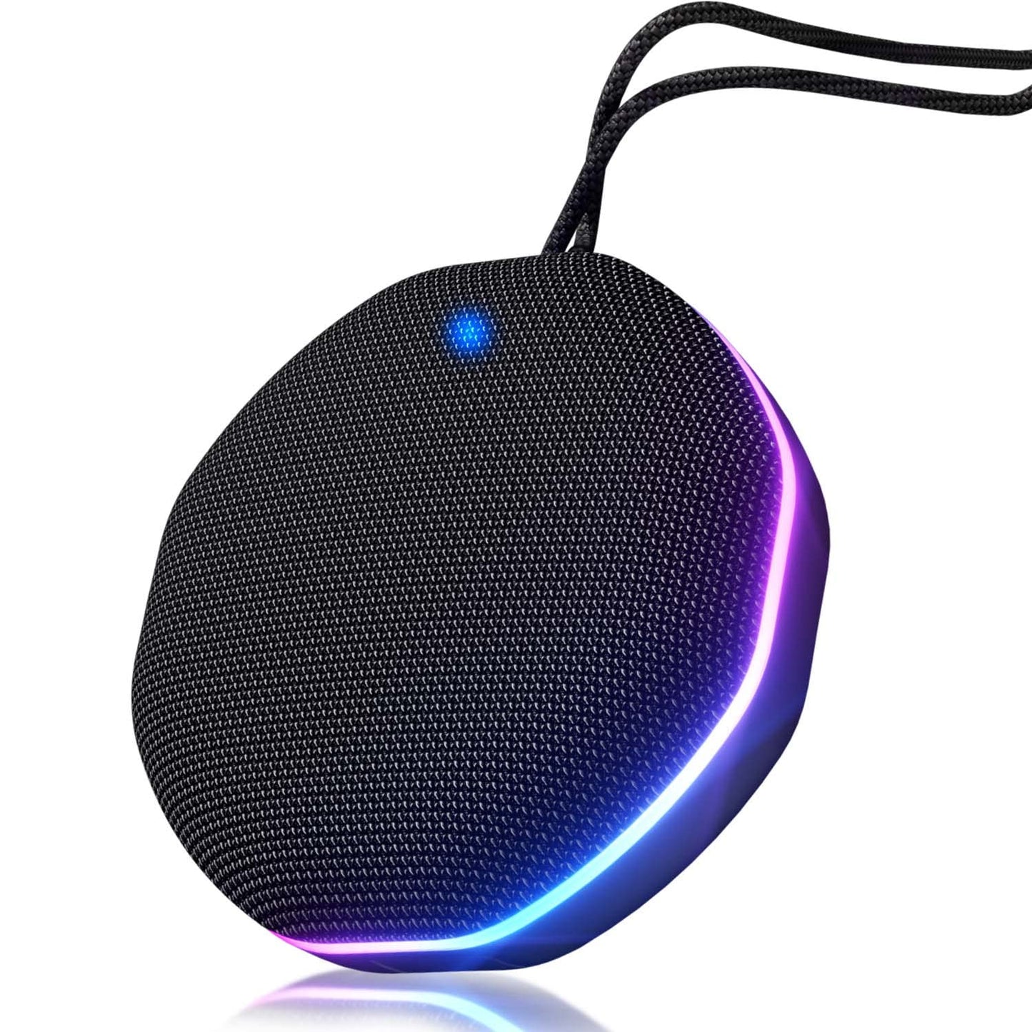 HEYSONG Pārnēsājamais skaļrunis, ūdensizturīgs dušas skaļrunis ar bagātīgu basu, stereo pāris, mazs Bluetooth skaļrunis mājai un ārā, unikālas un personalizētas dāvanas