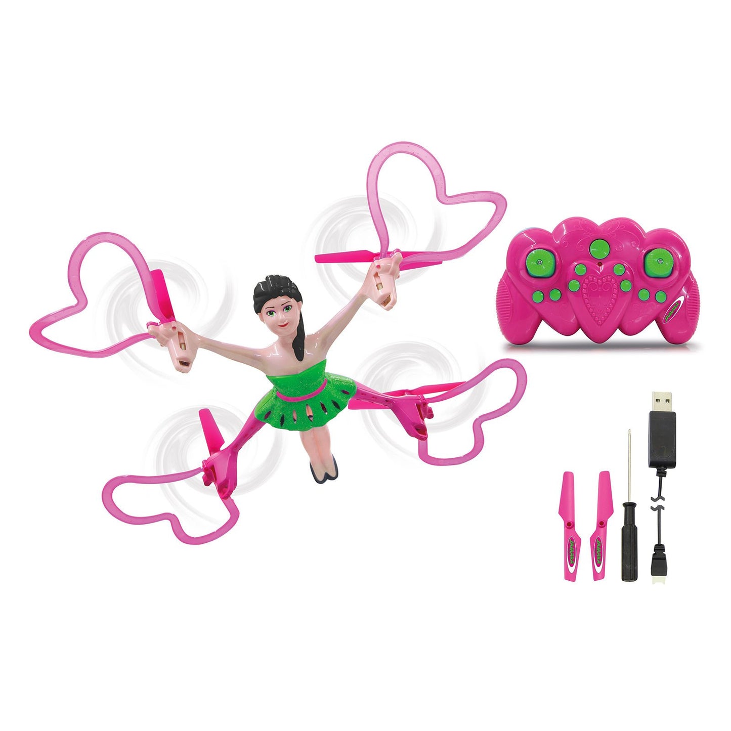 LUXWALLET Nocchi Mini 3D drons ar HD kameru un somu, 10km/h - 80 metru attālumā, sudraba.