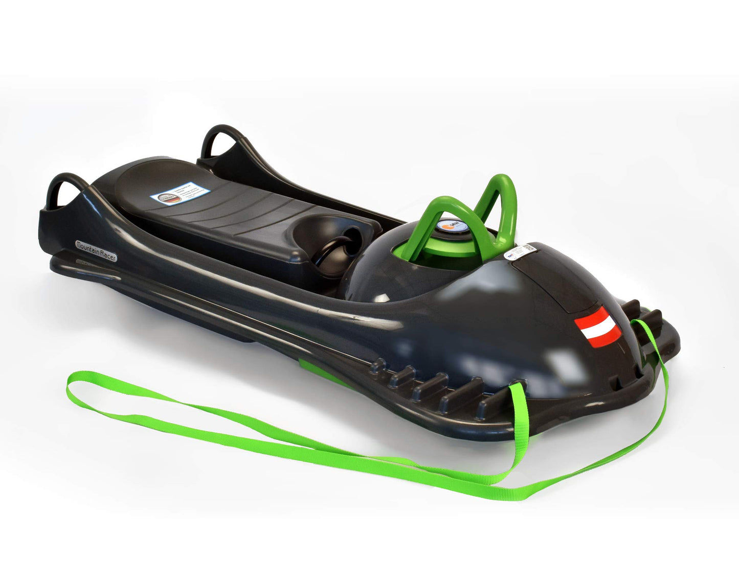 KHW Mountain Racer kamaniņas, antracīta, 106x53x30 cm, stūres bobs jauniešiem