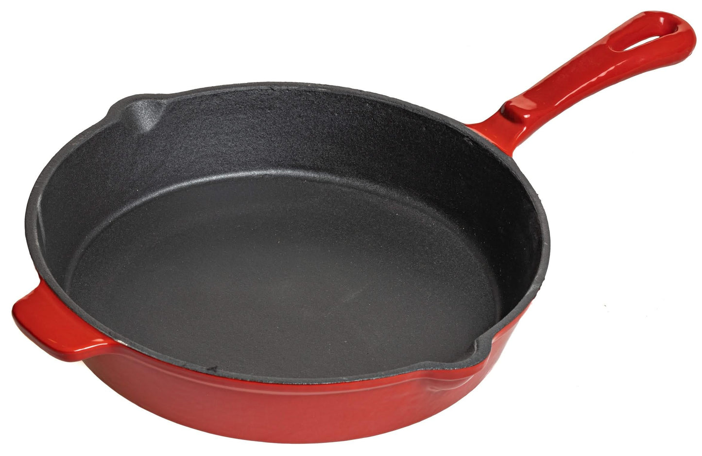 Blackwell čuguna panna - sarkana, ø 26 cm, bez nelipšanas pārklājuma, ideāla cepšanai un sautēšanai.