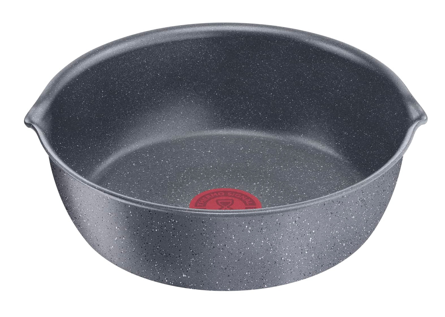Lagostina Ingenio Mineralis Green cepamā panna Ø 26 cm - 100% pārstrādāta, piemērota gāzei, cepeškrāsnij, indukcijai, noņemams rokturis.