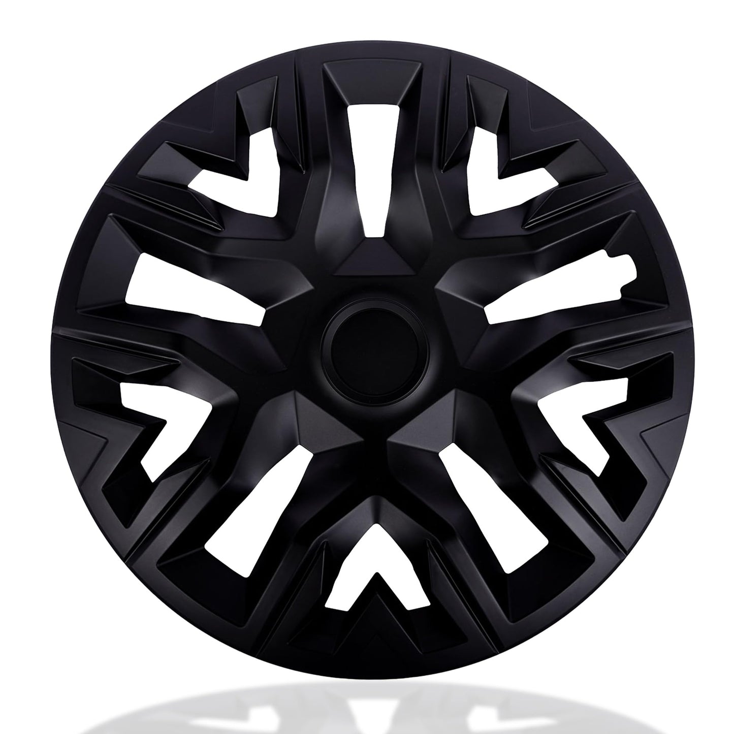 Riteņu dekoratīvie diski NRM The Best Black MATT tērauda diskiem, melni matēti, 4 gab., 15"